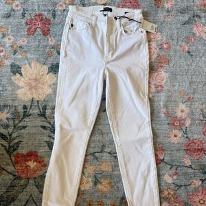 Judy Blue Women's White Skinny Jeans